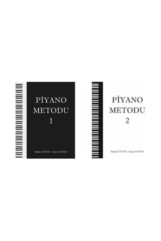 Piyano Metodu 1 ve Piyano Metodu 2 Set - Enver Tufan -