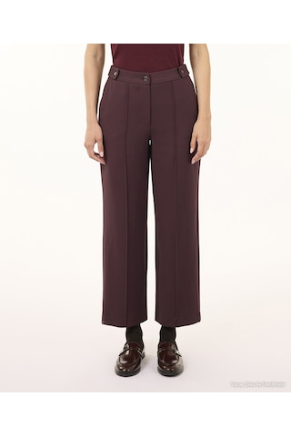 Yargıcı Düz Normal Bel Pantolon 26kkpn3034x 016 Bordo