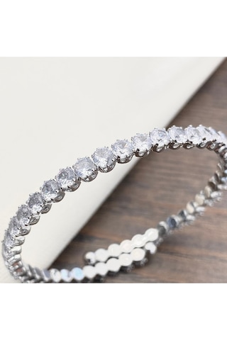 İnce Su Yolu Esnek Kelepçe Model Yüksek Kalite 316 L Çelik Silver 20 Cm Gümüş