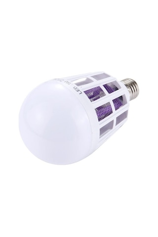 Folinda Led E27 15w Işık + 365nm Mor Işık, Sinirli Canavarları Öldüren Uv Işık, 175-265v Ac, 45 Eğim Tasarımı, 3 Modlu, Halka Ve Evcil Hayvanlar İçin Harmsiz 5177
