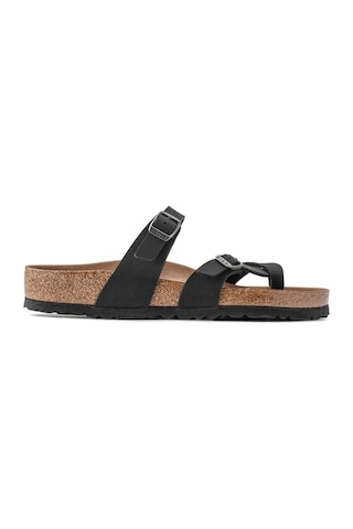 Birkenstock Mayari Bf Nu Earthy Vegan Kadın Terlik 1021176 Siyah