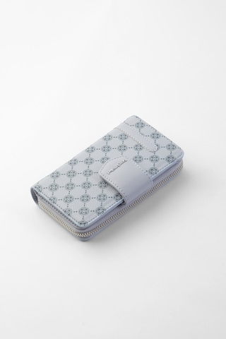 Cengiz Pakel Monogram Kadın Orta Boy Cüzdan 65256Mp Buz Mavi- Buz Mavi
