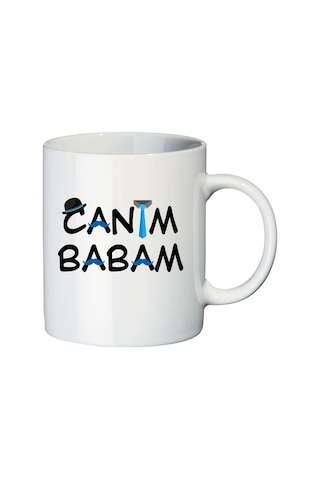 Babalar Günü Hediyesi Canım Babam Fotoğraflı Kupa Bardak