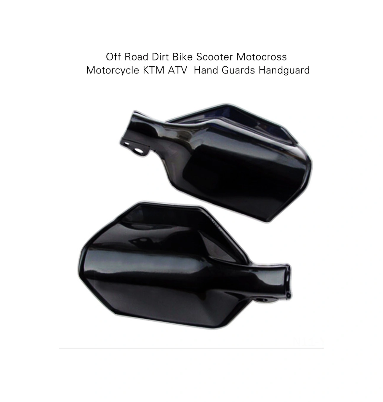 Yunboo Motosiklet, Atv Ve Dirt Bike İçin 22/28mm Direksiyon Koruyucusu - Rüzgar Ve Yaralanmalardan Koruma - Siyah Abs Malzeme