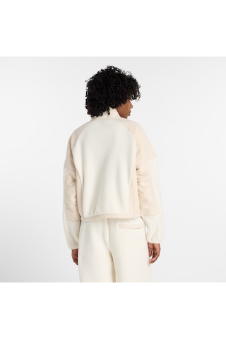 New Balance High Pile Fleece Kadın Beyaz Ceket Wj53503-pef Beyaz