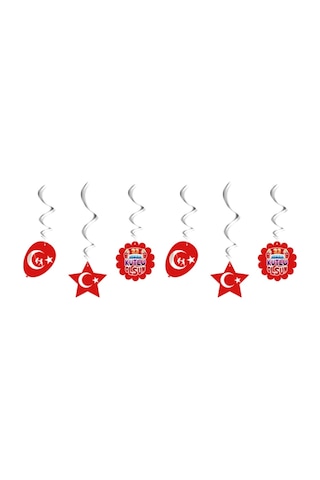 Turkuaz-Pazarlama 23 Nisan Kutlu Olsun Sarkıt Süs