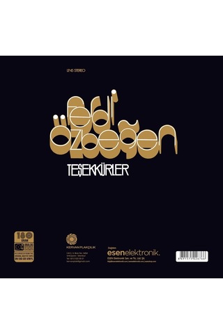 Ferdi Özbeğen - Teşekkürler Plak