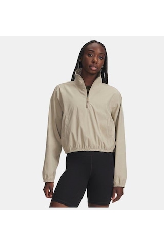 Under Armour Ua Unstoppable Wvn Pullover Kadın Sweatshirt-31307 Açık Kahverengi