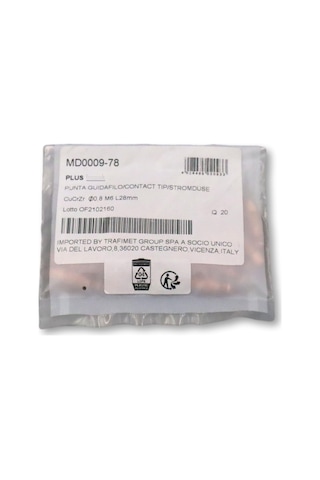 M6 0.8 Mm Gazaltı Kaynak Kontak Memesi Zirkonyumlu Md0009/78 Trafimet
