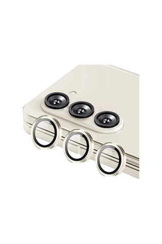 Galaxy Z Fold 5 Valdez Metal Kamera Lens - Krem