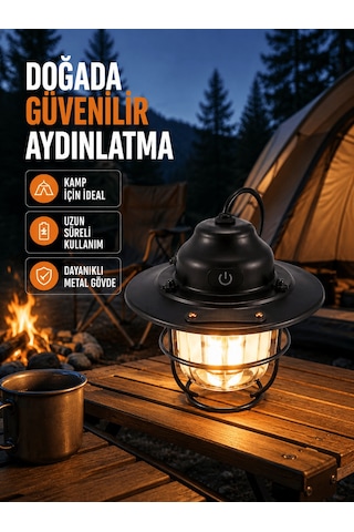 Uzun Ömürlü Bataryalı Outdoor Led Gece Lambası Tkndy-bsva4969