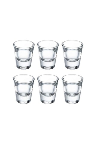 Boston Shot Ve Likör Bardağı Seti, Cam, 45 Cc, 6&apos Lı Set, 52144