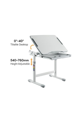 Ayarlanabilir Ergonomik Çocuk Aktivite Masası (3-10 Yaş- Pembe) Pembe