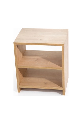 Safir Meşe Modern Dar Alan 3 Raflı Komodin Safir Meşe Safir Meşe