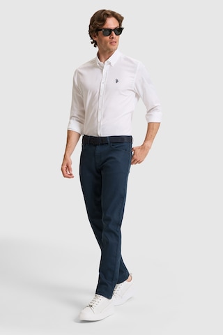 U.s. Polo Assn. Erkek Saks Pantolon Jean 50321500-dn0026 Sax