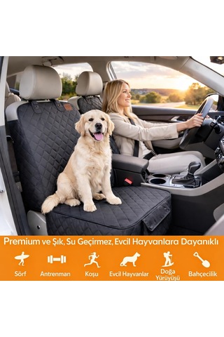 Haegs Evcil Hayvan Oto Ön Koltuk Kılıfı - Araç Köpek Koltuk Korum