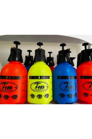 2 Litrelik Basınçlı Ilaçlama,gübreleme,dezenfektan Pompası Sarı