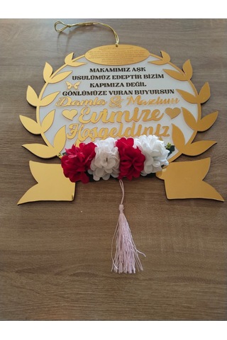 Çelik Kapı Süsü Aynalı Pleksi Çok Şık Kaliteli 1 Sınıf Çiçekli