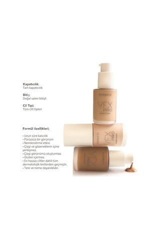 Farmasi Vfx Pro Camera Ready Fondöten C05 30 ML