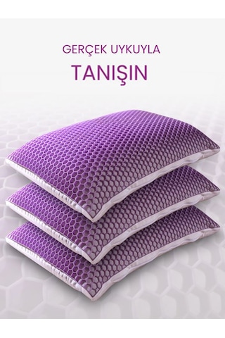 Sleep Tpe Yastık 40x60cm Ortopedik Gel Flex Aurora Mavi