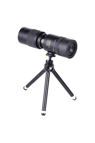 Pazly 10-300x40 Zoomlu Tek Gözlü Binokül: Ayarlanabilir Büyütme, Tripod Ve Fotoğraf Klem İle Kuş Izleme, Doğa Ve Seyahat İçin