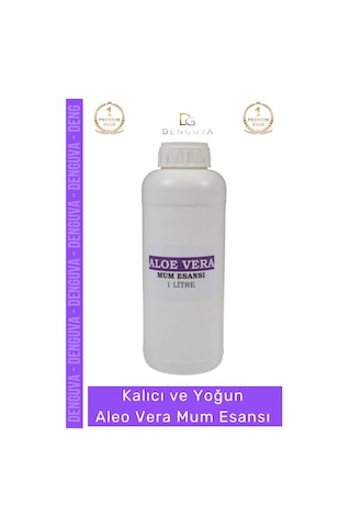 Yeni Kalıcı Yoğun Kaliteli Yağ Bazlı Tüm Ürünlerle Kullanıma Uygun Aloe Vera Mum Esansı 1 Lt Çok Renkli