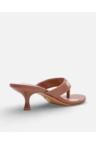 Steve Madden Soundvıew Mocha Kadın Mocha Lea Topuklu Terlik Soundvıew Mocha Kahverengi