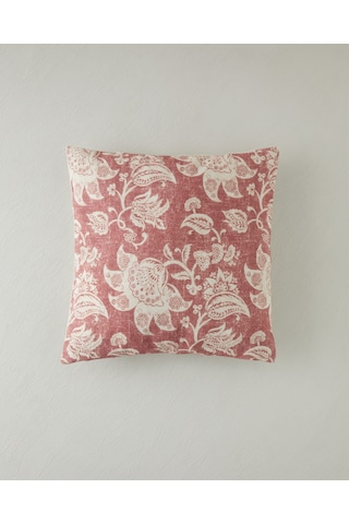 English Home Fiora Kırlent Kılıfı 45x45 Cm Bordo