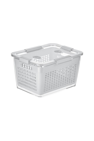 Selka Home Lavin Saklama Kabı 7 L Açık Gri