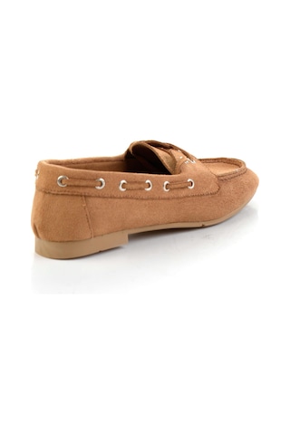Bambi Taba Kadın Loafer Ayakkabı K01503727572 Taba