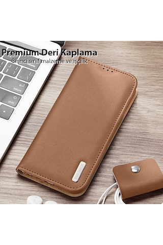 Dux Ducis Samsung Galaxy Uyumlu S23 Plus Mıknatıslı Cüzdanlı Deri Kılıf