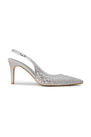 Deery Kadın Gümüş Renk Slingback Stiletto - Rd035zgmsm01 Gümüş