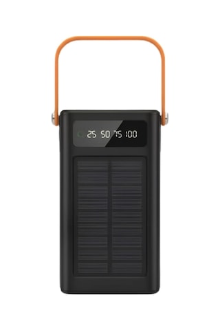 80.000 Solar Şarj Özellikli Yüksek Kapasiteli Powerbank Hızlı Şarj Destekli Standart
