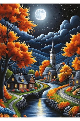 Art Puzzle Hazan Gecesi 1000 Parça Puzzle
