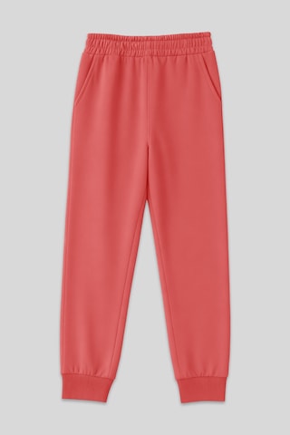 Tommy Life Pudra Yüksek Bel Jogger Rahat Form Manşetli Kadın Eşofman Alt - 94561 Pudra