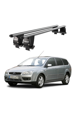 Ford Focus Iı Station Wagon 2004-2011 Oluksuz Kilitli Ara Atkı Port Bagaj Tavan Barı