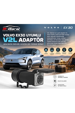 Volvo Ex 30 - V2l Adaptör Elektrikli Araç V2l-volvo Marka Araç