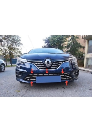Ototunıng53 Renault Megane 4 Krom Ön Tampon Çıtası 8 Prç. 2020 Ototunıng53 Renault Megane 4 Krom Ön Tampon Çıtası 8 Prç. 2020