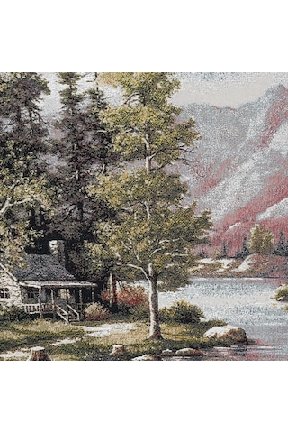 Manzara Serisi-13 Dokuma Goblen Kumaş-Doğa Manzarası1