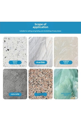 Tongxida Elmas Zımpara Levhası - Çift Taraflı Mermer El Fırçası 10 Cm, Kaba Kumu 45