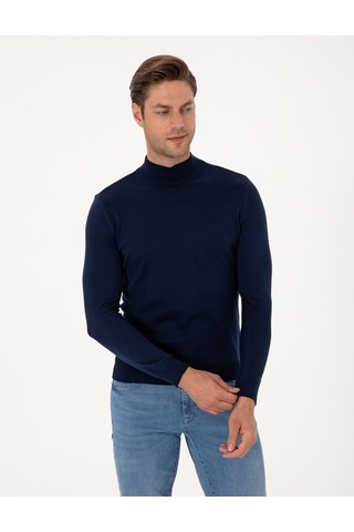 Pierre Cardin Erkek Açık Lacivert Kazak /triko 50314176-vr059 Açık Lacivert