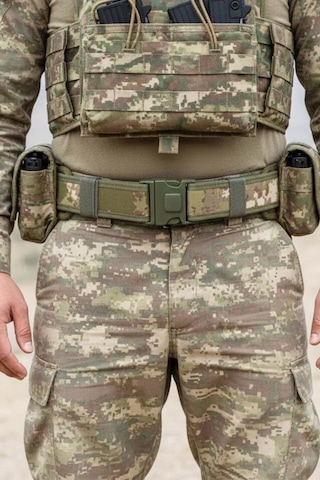 Astrid T Premium Cephe Kemeri Spor Kemer Sword Palaska Cırtlı Kilitli Tokalı Single Çok Renkli