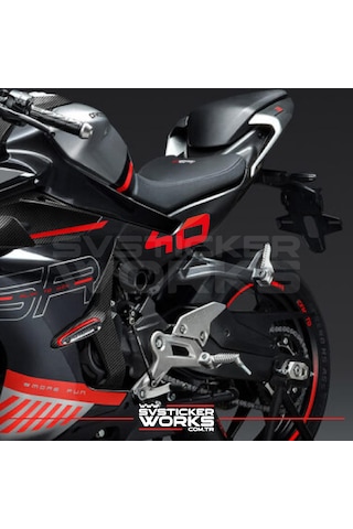 Cfmoto 450sr 40 Sticker Yan Plastik Sticker Etiket Yüksek Kalite Folyo