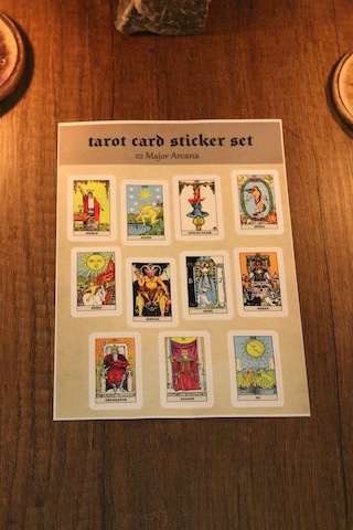 Tarot Büyük Arkana Sticker Set 11li Diğer