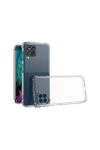 Galaxy M33 Kılıf Zore 2mm Anti Shock Silikon Renksiz