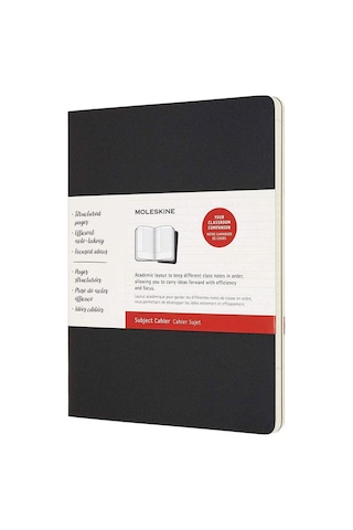 Moleskine Cahier Journals Subject Defter 19x25 Black/kraft Brown Kahverengi - Siyah