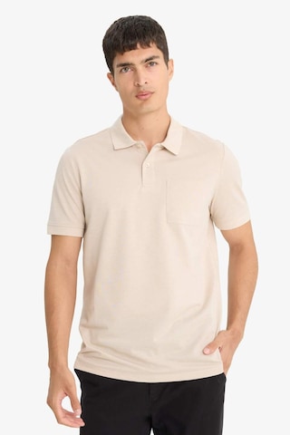 Defacto Polo Yaka Pike Kısa Kollu Tişört F9678ax25smbg766 Bej