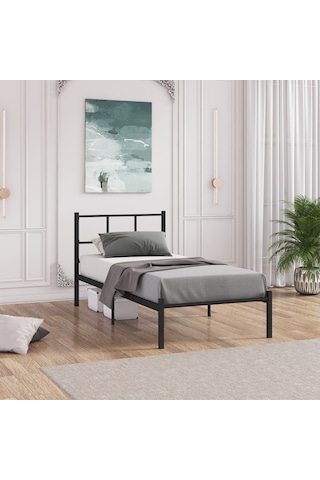 Cemre Metal Karyola 90 x 190 CM Siyah