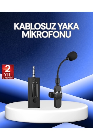 Bfs 360 Kablosuz Yaka Mikrofonu Gürültü Engelleme, 60m Menzil, Type-c Şarjlı