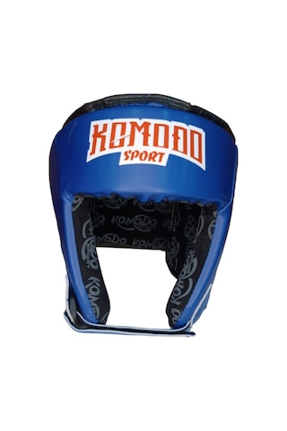 Komodo Sport Kick Boks Kaskı/muay Thai Kaskı/boks Kaskı Kbkk-5001 Mavi